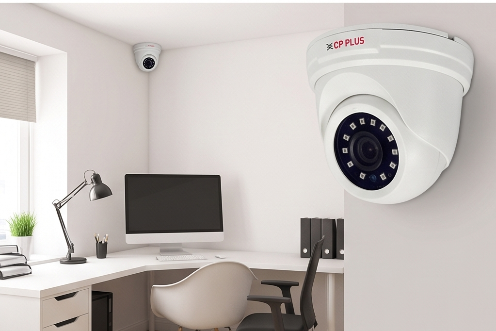 CP PLUS CP-URC-DC24PL2-V3-0360 2.4 MP IR Night Vision Dome Security Camera