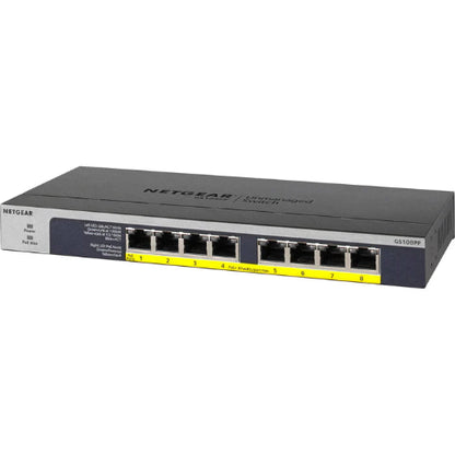 Netgear GS108PP 8-port PoE+ Gigabit switch (view 3)