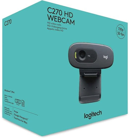 Logitech C270 HD webcam (view 4)