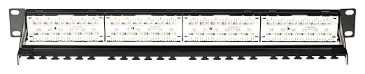 Digisol DGC-PP6U2L-1B 24-port CAT6 patch panel (view 3)