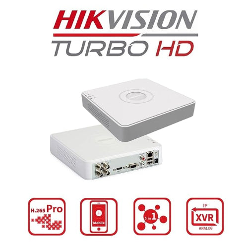 Hikvision DS-7104HGHI-K1 4-channel Turbo HD DVR (view 4)