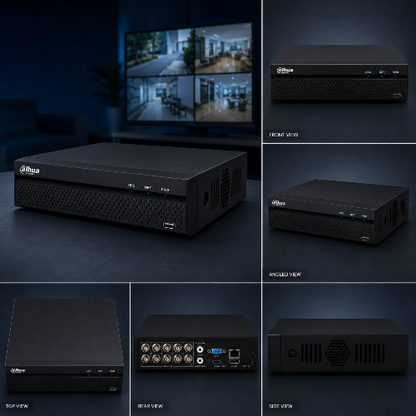 Dahua Penta-brid DVR ports view