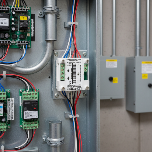 Edwards SIGA-CR addressable control relay module (view 4)