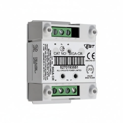 Edwards SIGA-CR addressable control relay module for fire alarm systems