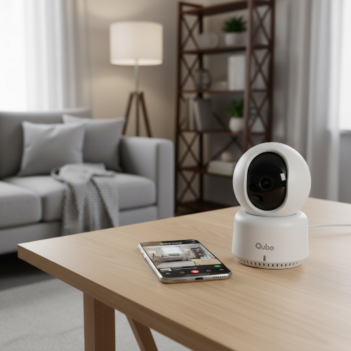Qubo Smart Cam 360 3MP Wi-Fi indoor camera (view 4)
