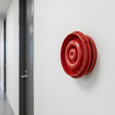 Honeywell Morley-IAS MI-WSO-PR-N Addressable Wall Mounted Sounder (Red)